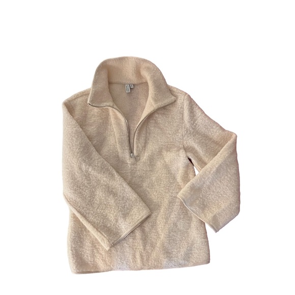 & Other Stories 100% Wool Half Zip Oversized Sweater Size XS - Picture 3 of 7